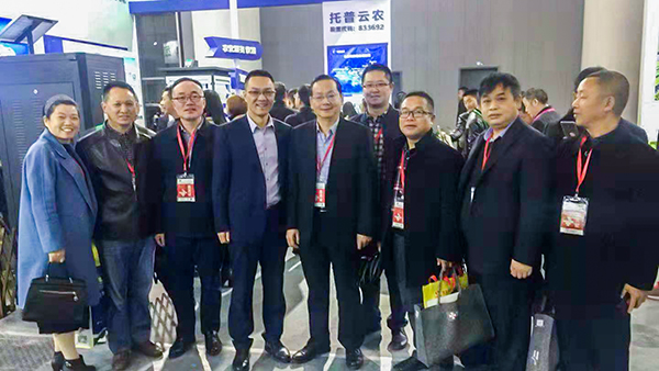湖南省植保站领导一行与托普云农总经理陈渝阳