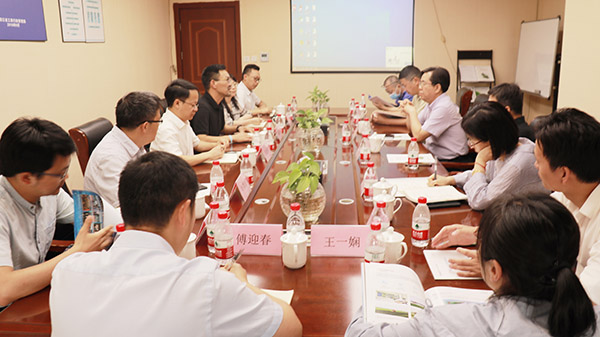 应义斌教授率科研团队和董事长陈渝阳举行座谈交流会